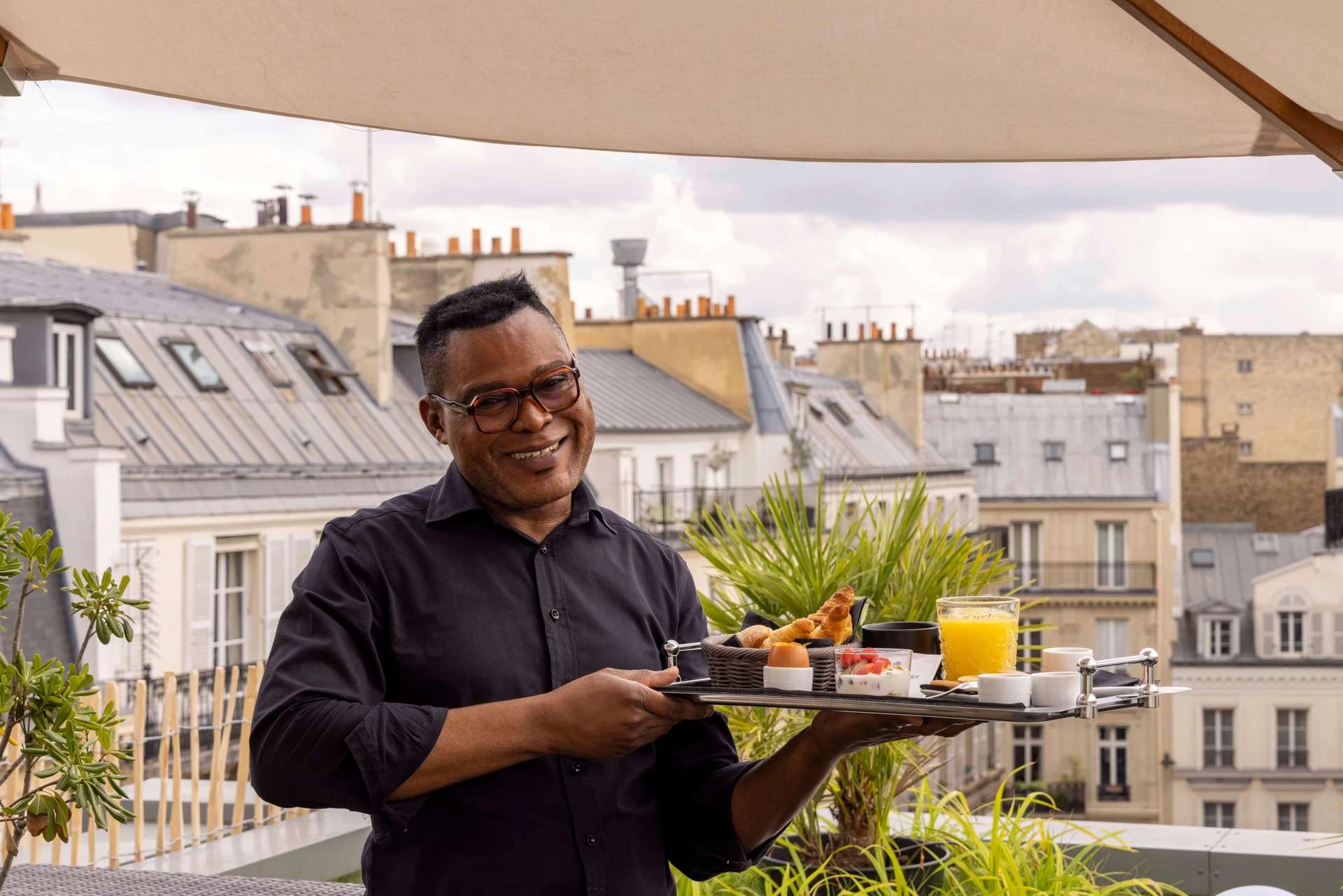 Le rooftop de l'hôtel Opéra Liège à Paris 9