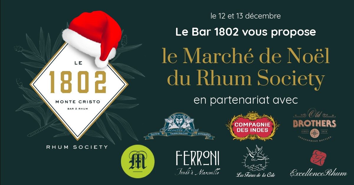 Hotel Monte Cristo Paris - The Rum Society Christmas Market in the Bar 1802