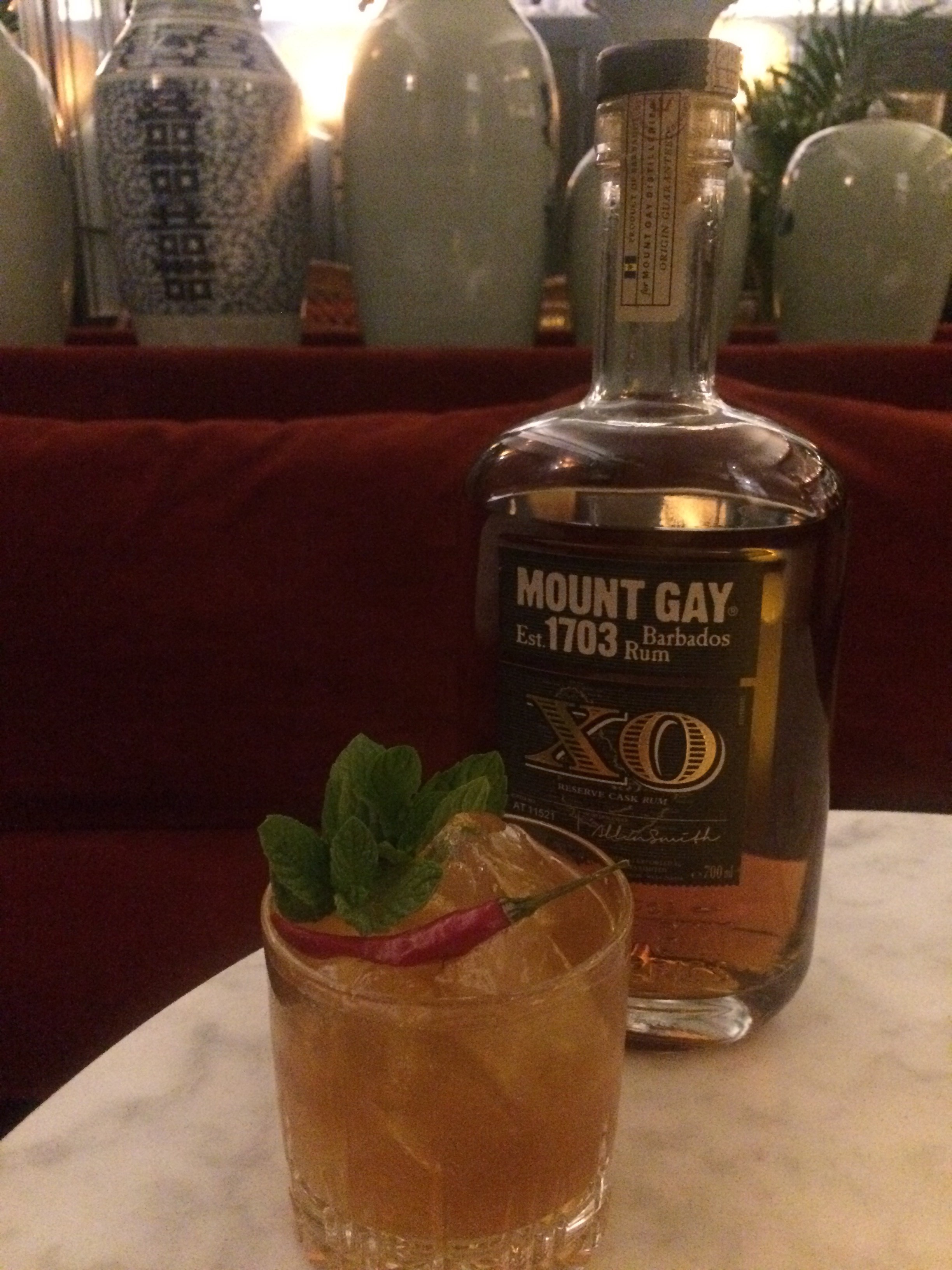 Hotel Monte Cristo Paris - Mount Gay Week at Bar 1802