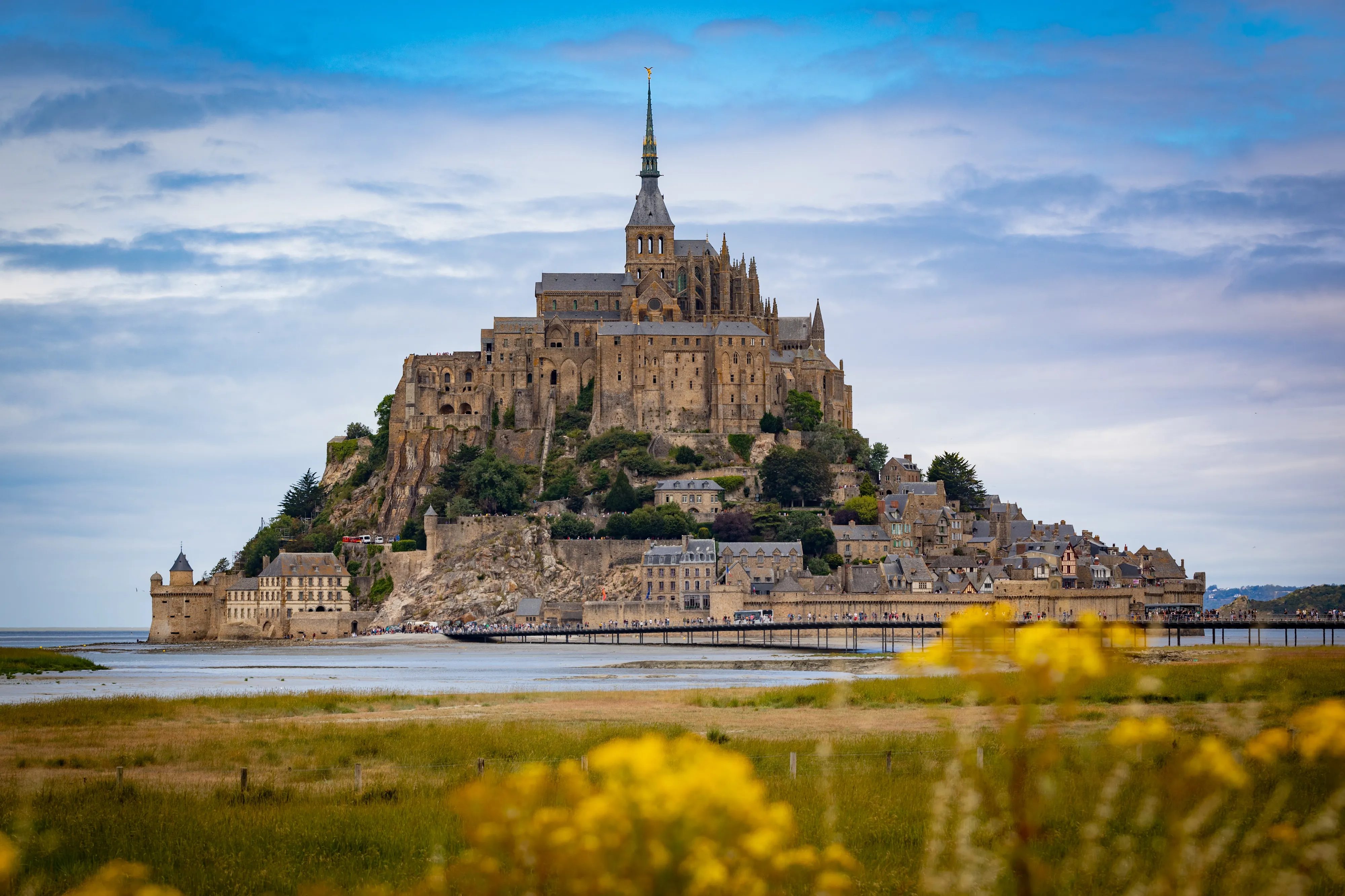 Une situation idéale : Au cœur de la baie du Mont Saint-Michel