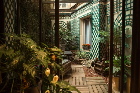 Hôtel Waldorf Montparnasse - patio