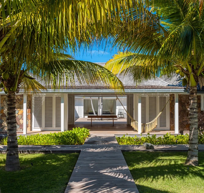Manoir de Lorient Saint Barthélémy - Maison avec jardin tropical