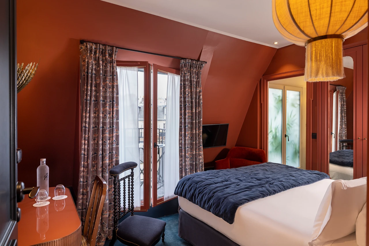 Monte Cristo Hotel - Boudoir Room - Balcony with view over Paris