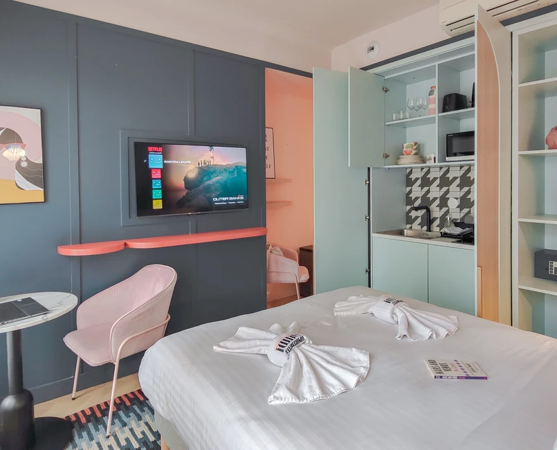 Hotel Aparthotel AMMI Nice Lafayette - Standard Studio with Balcony