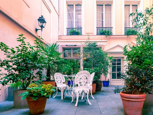 Patio - Hotel du Danube