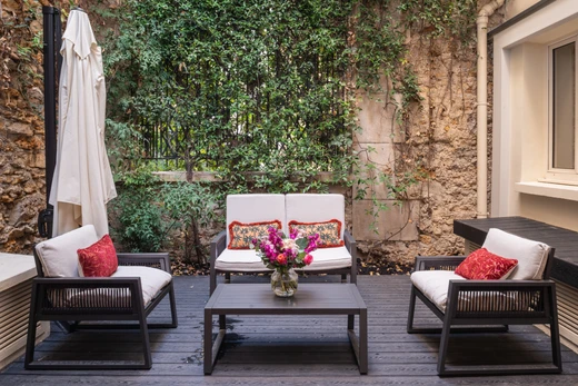 Hôtel Au Trocadero - patio