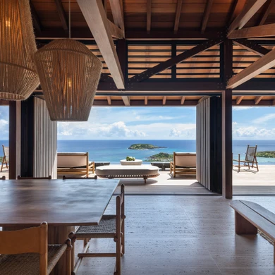 The Manoir Voltaire - Kitchen and Living Room