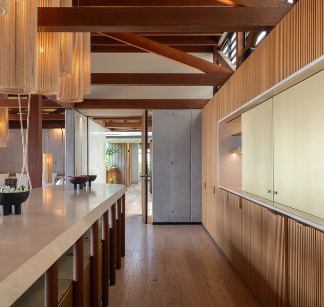 Le Manoir Voltaire - Living & Kitchen