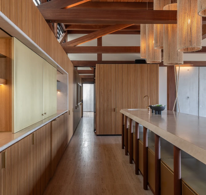 Le Manoir Voltaire - Living & Kitchen