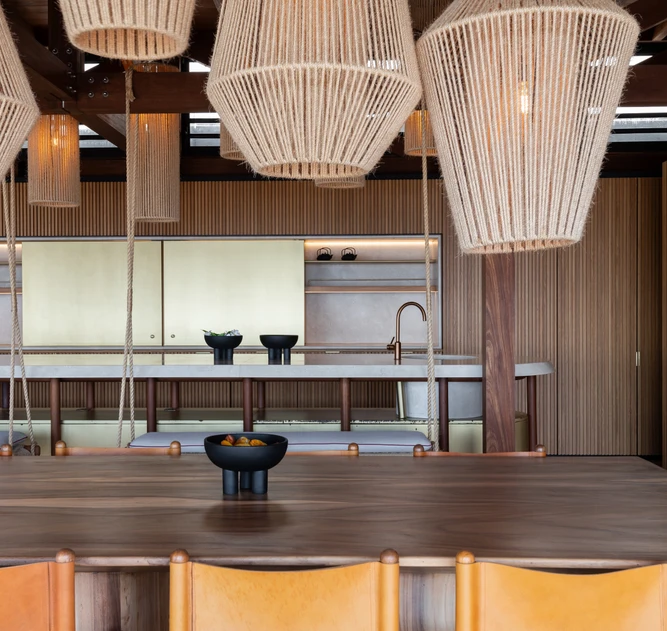 Le Manoir Voltaire - Living & Kitchen