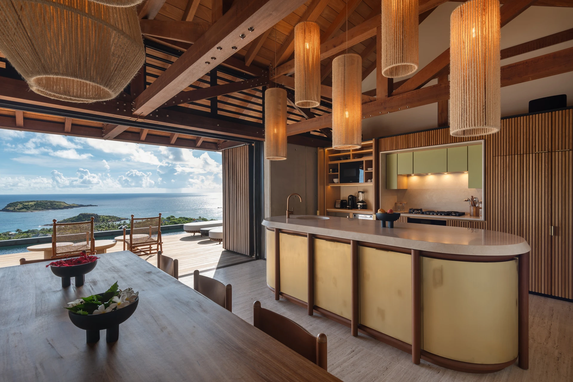 Le Manoir Voltaire - Séjour & Cuisine