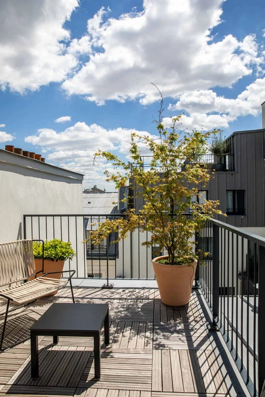 chambre hotel avec balcon paris - LAZ' hotel spa urbain