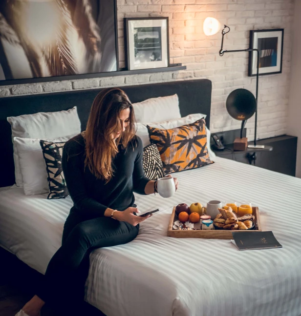 Laz' Hôtel Spa Urbain - Petit déjeuner en chambre