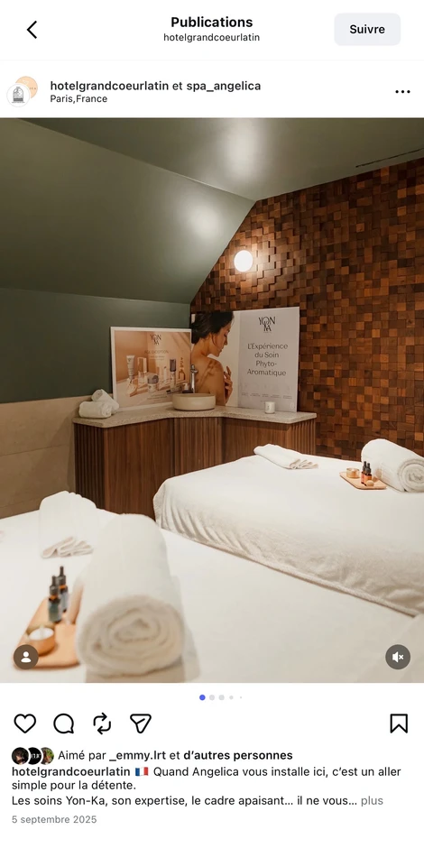 Ultimate Content - Client - Hotel Grand Coeur Latin, Paris