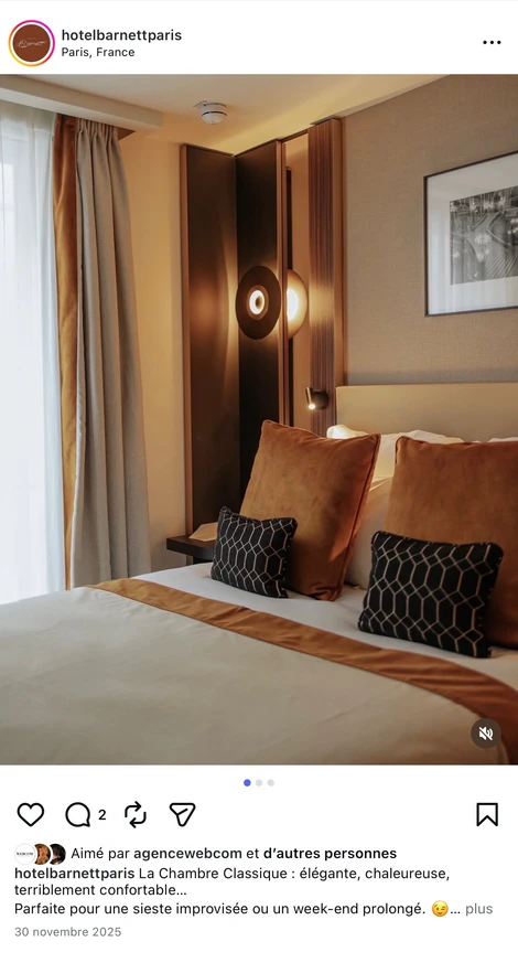 Ultimate Content - Client - Hotel Barnett Paris