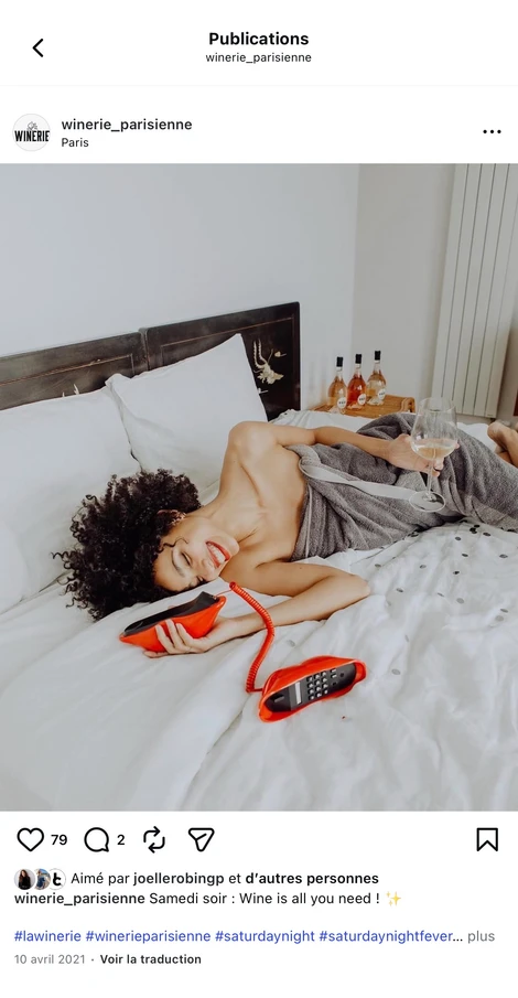 Ultimate Content - Client - La Winerie Parisienne, Maison de Vin Urbaine