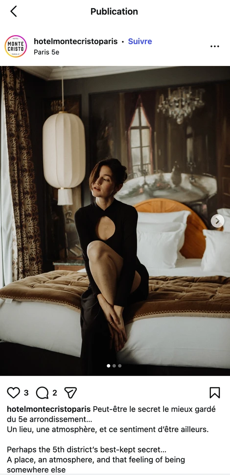 Ultimate Content - Client - Hotel Monte Cristo Paris