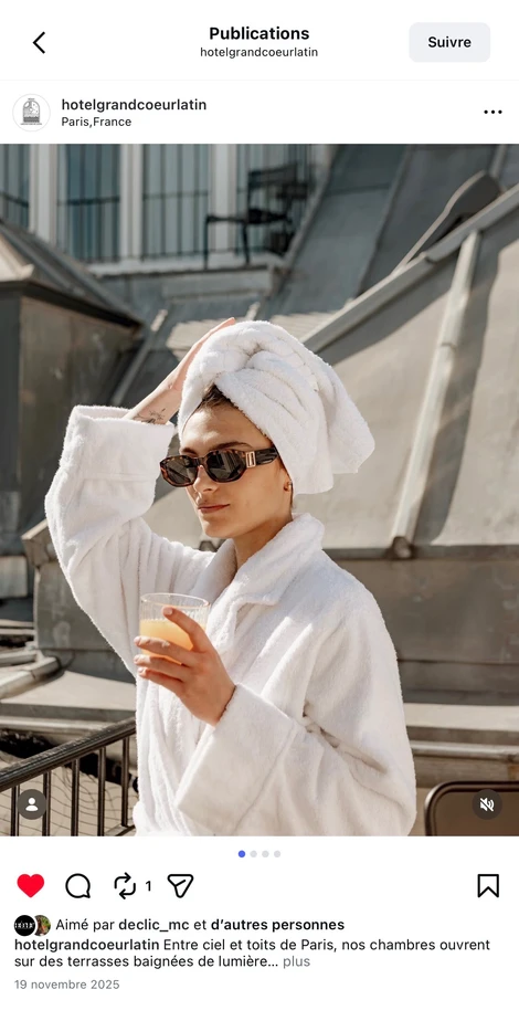 Ultimate Content - Client - Hotel Grand Coeur Latin, Paris