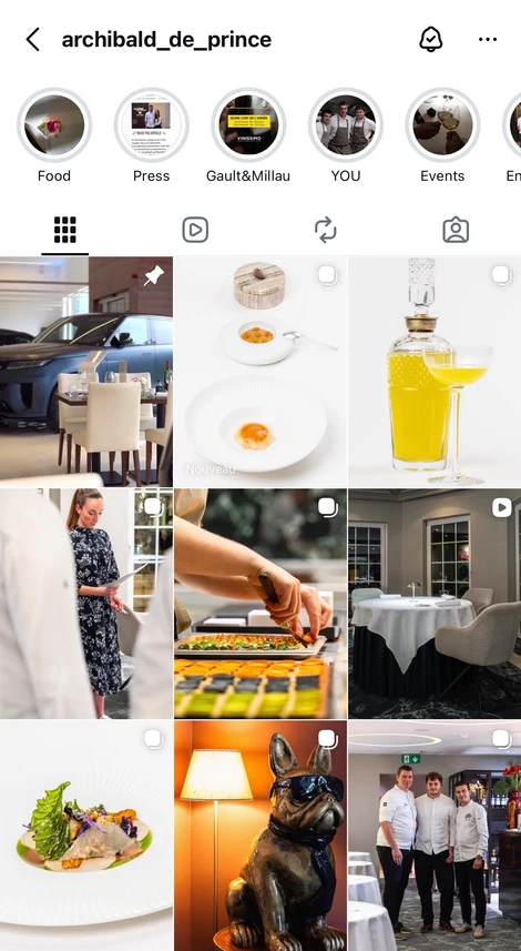 Ultimate Content - Client - Restaurant Archibald de Prince