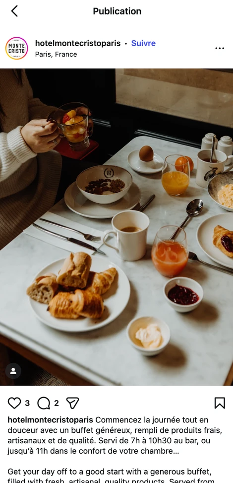 Ultimate Content - Client - Hotel Monte Cristo Paris