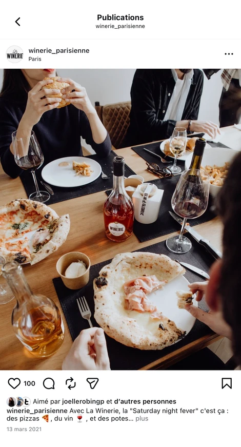 Ultimate Content - Client - La Winerie Parisienne, Maison de Vin Urbaine