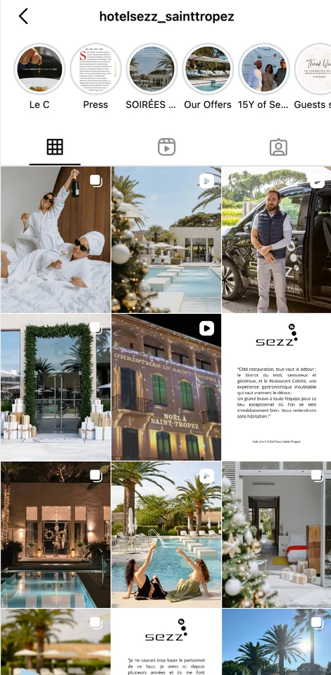 Ultimate Content - Client - Hotel Sezz Saint-Tropez